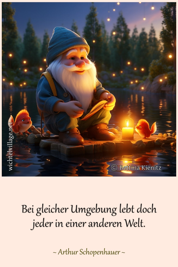 Bei gleicher Umgebung lebt doch jeder