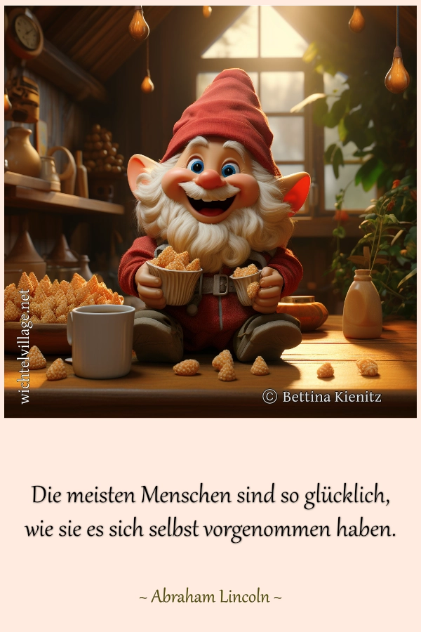 Die meisten Menschen sind so glücklich