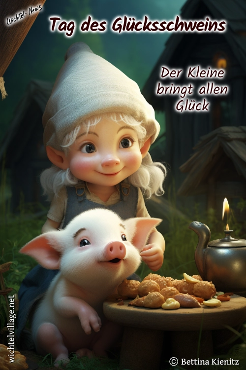 Wichtel-News - Tag des Glücksschweins