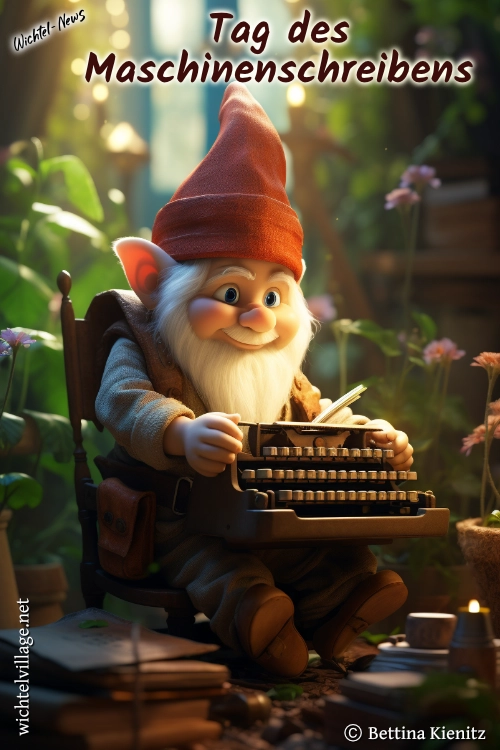 Wichtel-News - Internationaler Tag des Maschineschreibens