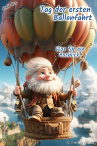Wichtel-News - Tag der ersten Ballonfahrt