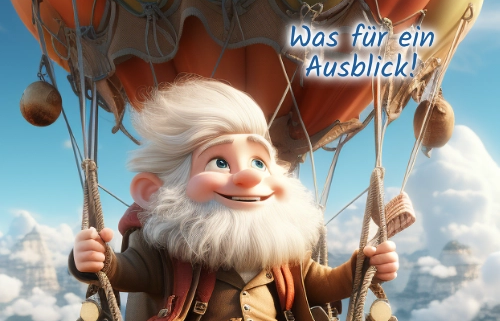 Wichtel-News - Tag der ersten Ballonfahrt