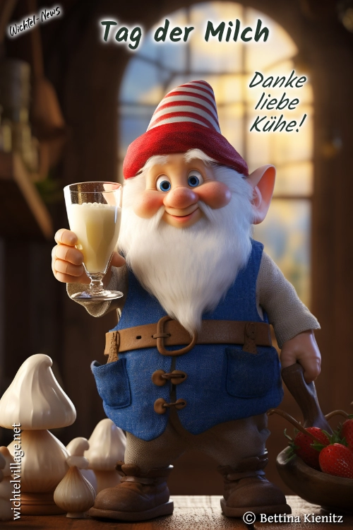 Wichtel-News - Tag der Milch