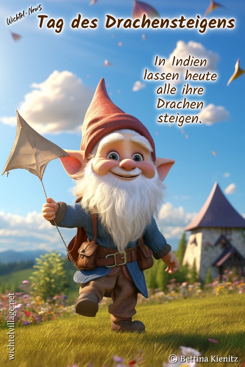 Wichtel-News - Tag des Drachensteigens