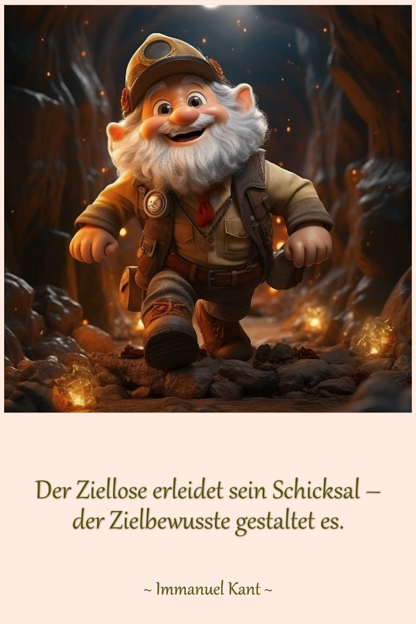 Der Ziellose erleidet sein Schicksal