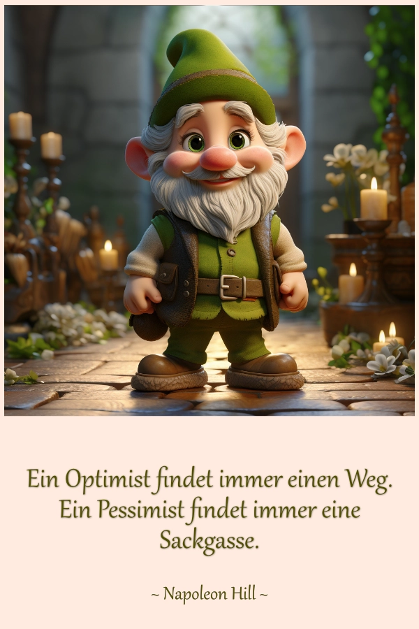 Ein Optimist findet immer einen Weg