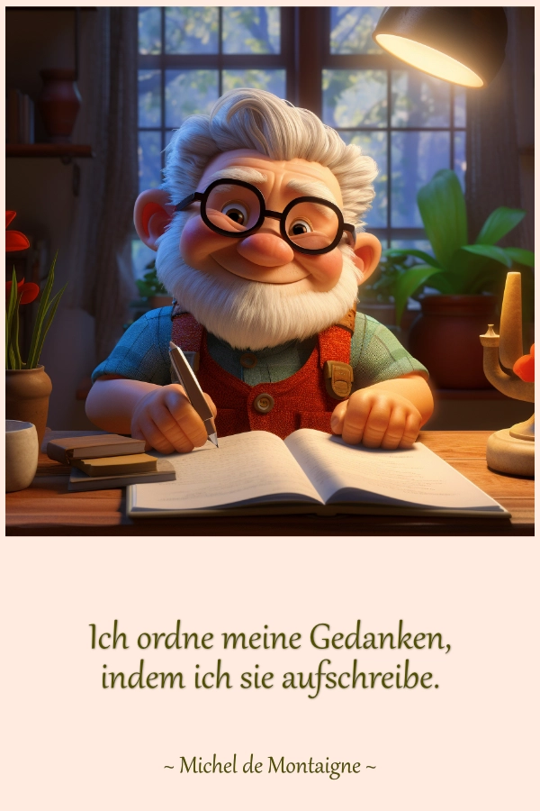 Ich ordne meine Gedanken