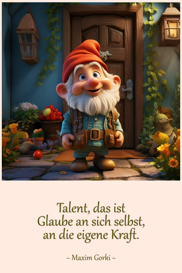Talent, das ist Glaube an sich selbst
