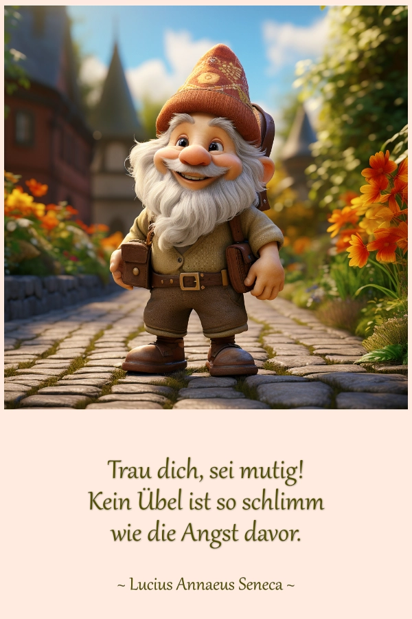 Trau dich, sei mutig!