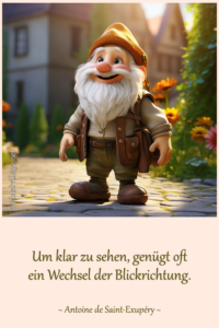 Um klar zu sehen