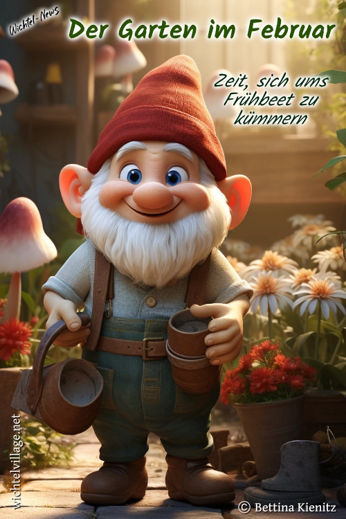 Wichtel-News - Der Garten im Februar