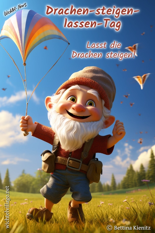 Wichtel-News - Drachen-steigen-lassen-Tag