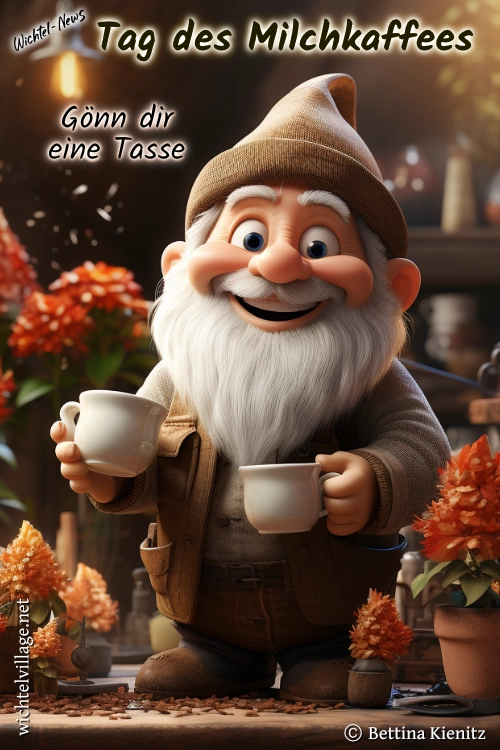 Wichtel-News - Tag des Milchkaffees