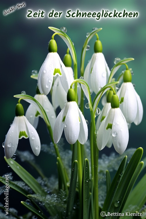 Wichtel-News - Zeit der Schneeglöckchen Wichtel-News - Zeit der Schneeglöckchen