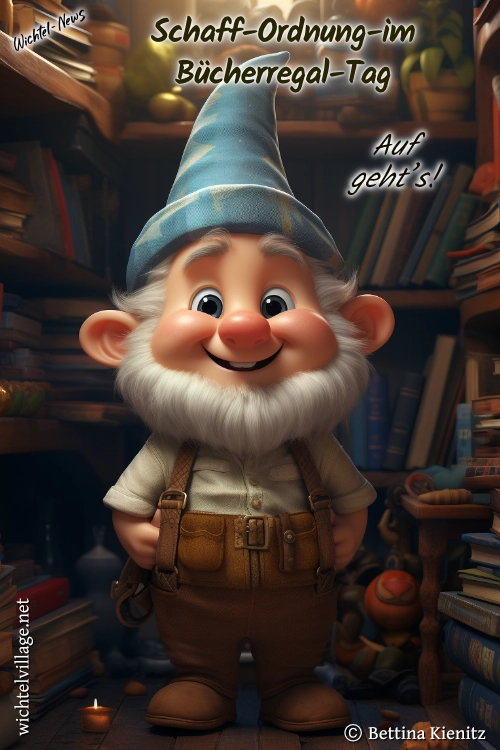 Wichtel-News - Schaff-Ordnung-im-Bücherregal-Tag