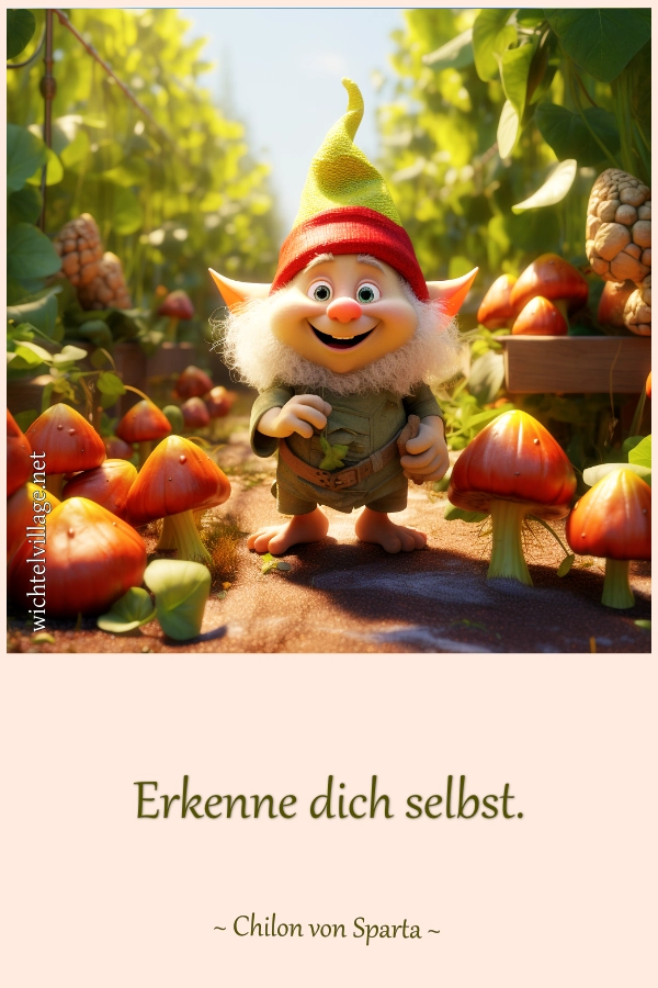 Erkenne dich selbst.