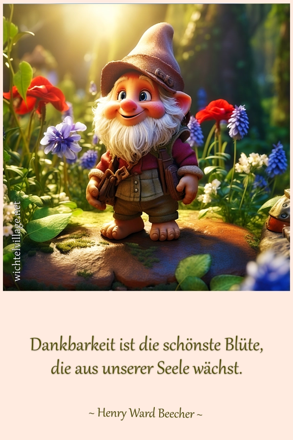 Dankbarkeit ist die schönste Blüte