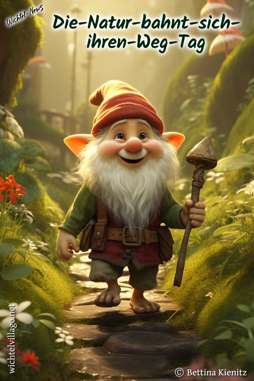 Wichtel-News - Die-Natur-bahnt-sich-ihren-Weg-Tag