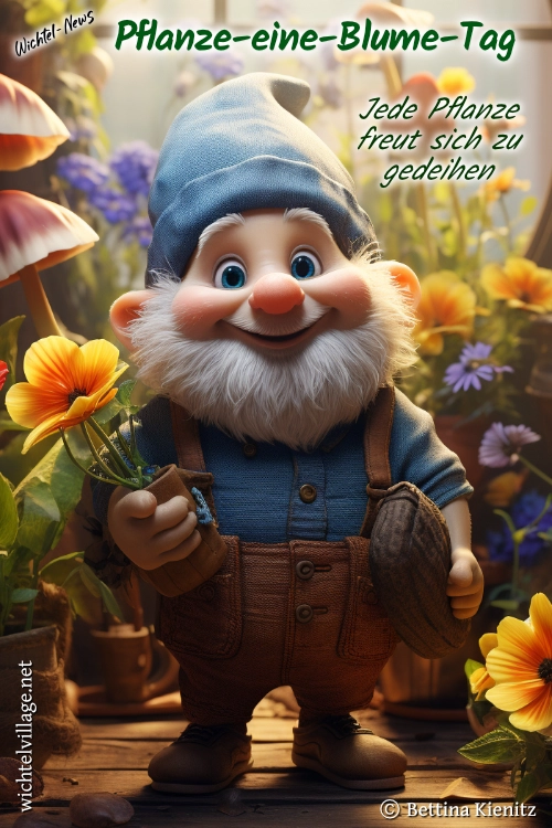 Wichtel-News - Pflanz-eine-Blume-Tag