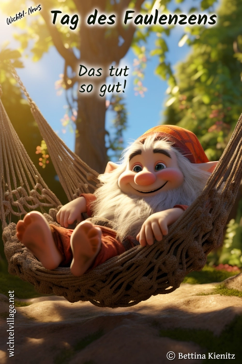 Wichtel-News - Tag des Faulenzens