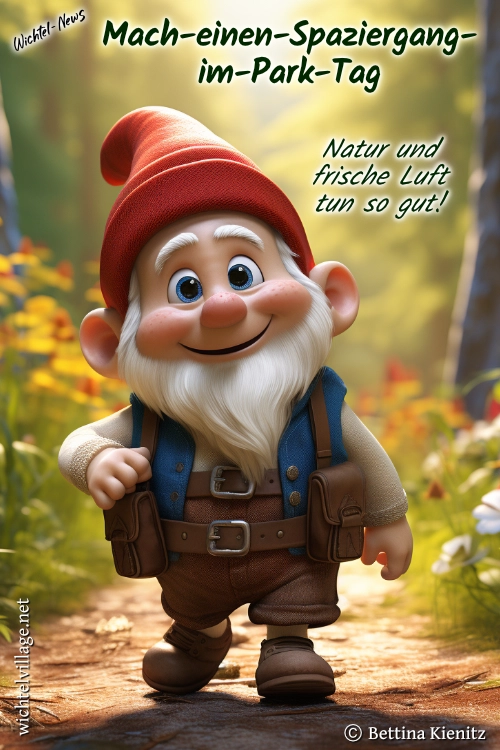 Wichtel-News - Mach-einen-Spaziergang-im-Park-Tag