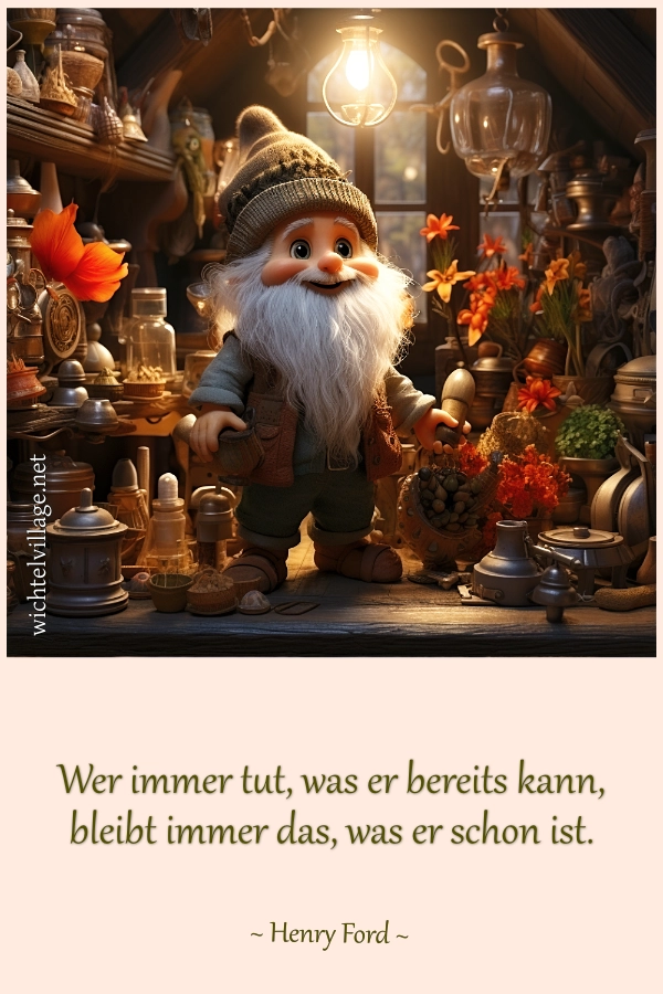 Wer immer tut, was er bereits kann