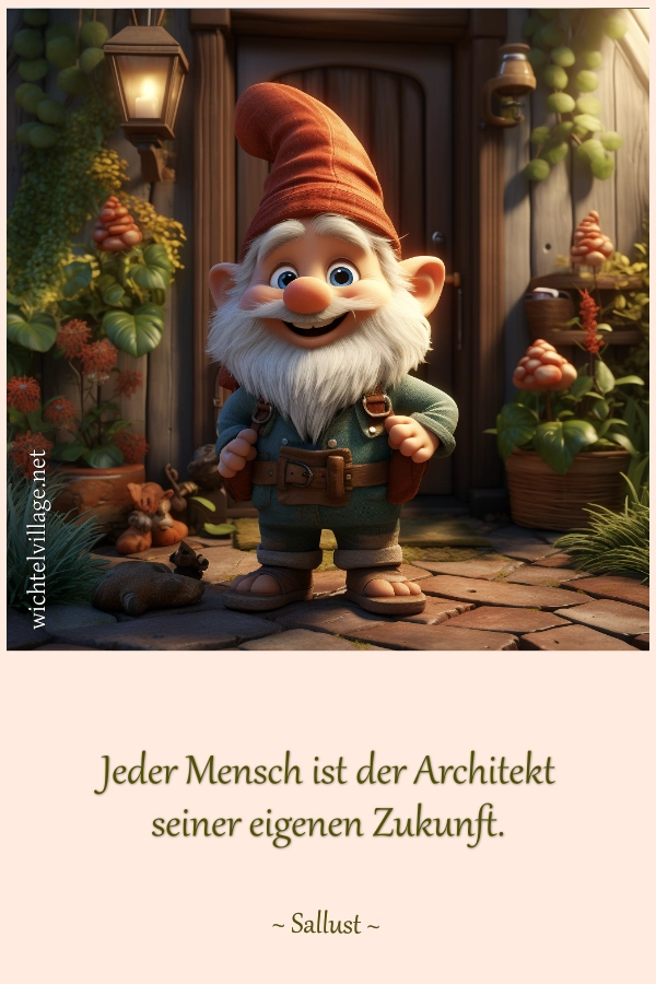 Jeder Mensch ist der Architekt