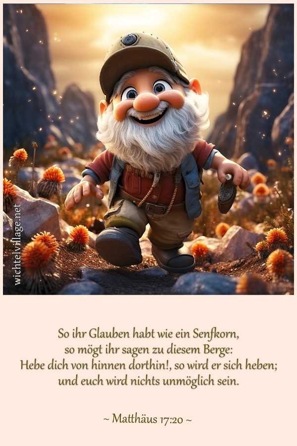 So ihr Glauben habt wie ein Senfkorn