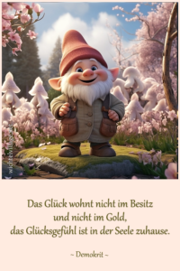 Das Glück wohnt nicht im Besitz