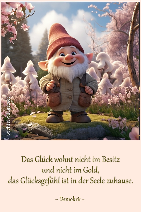 Das Glück wohnt nicht im Besitz