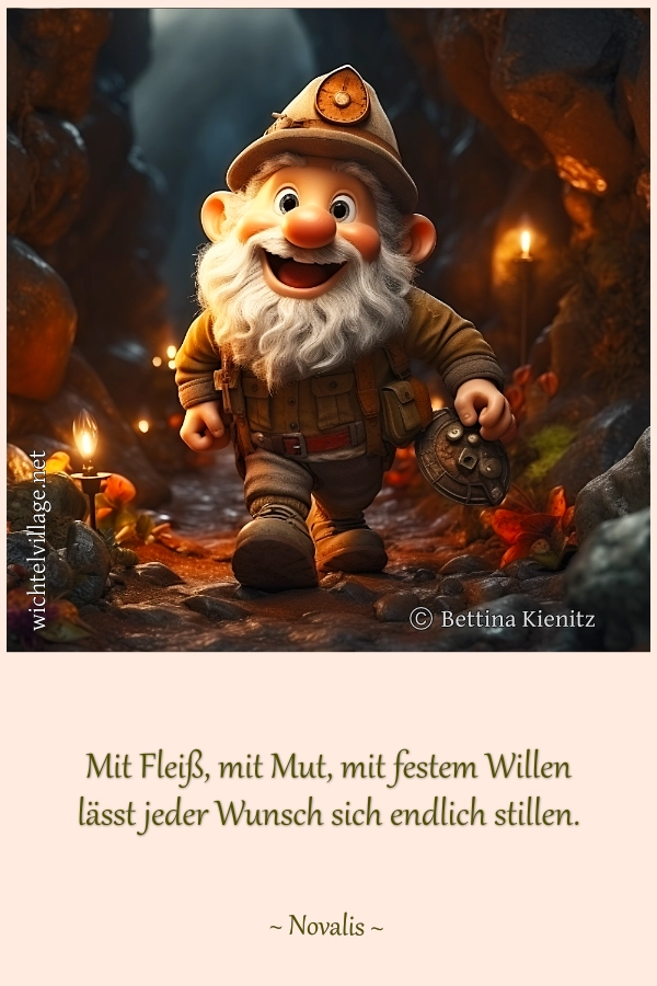 Mit Fleiß, mit Mut, mit festem Willen