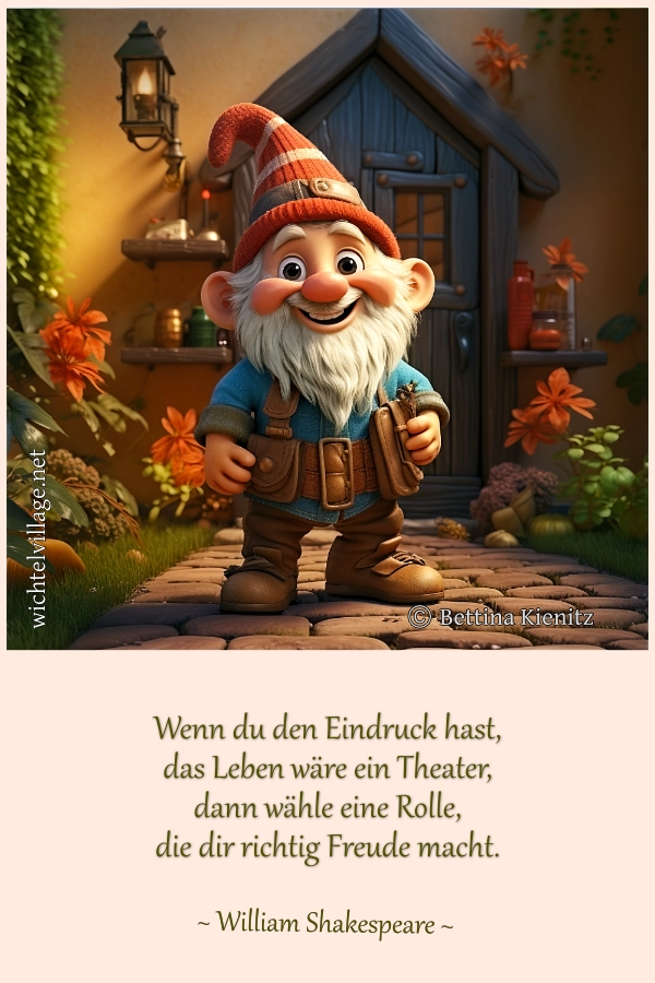 Wenn du den Eindruck hast, das Leben wäre ein Theater