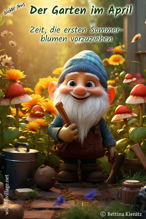 Wichtel-News - Der Garten im April