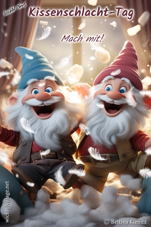 Wichtel-News - Internationaler Kissenschlacht-Tag