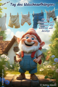 Wichtel-News - Tag des Wäscheaufhängens
