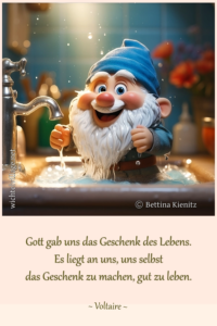 Gott gab uns das Geschenk des Lebens