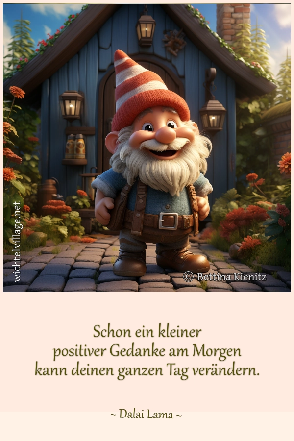 Schon ein kleiner positiver Gedanke