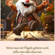 Wenn man mit Flügeln geboren wird