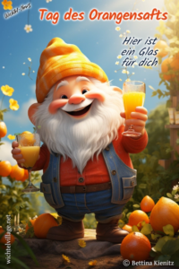 Wichtel-News - Tag des Orangensafts