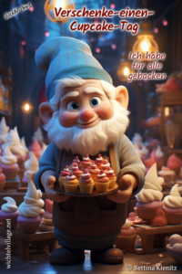 Wichtel-News - Verschenke-einen-Cupcake-Tag