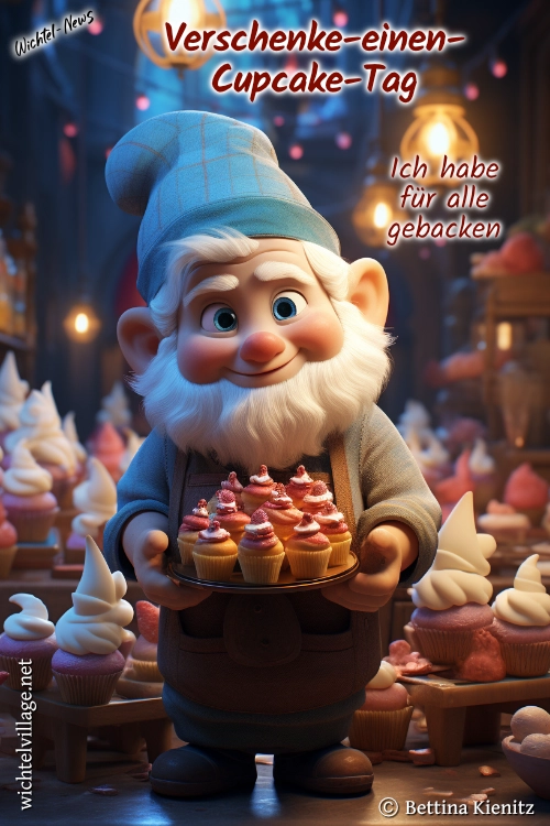 Wichtel-News - Verschenke-einen-Cupcake-Tag