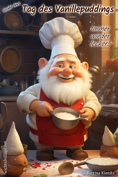 Wichtel-News - Tag des Vanillepuddings Wichtel-News - Tag des Vanillepuddings