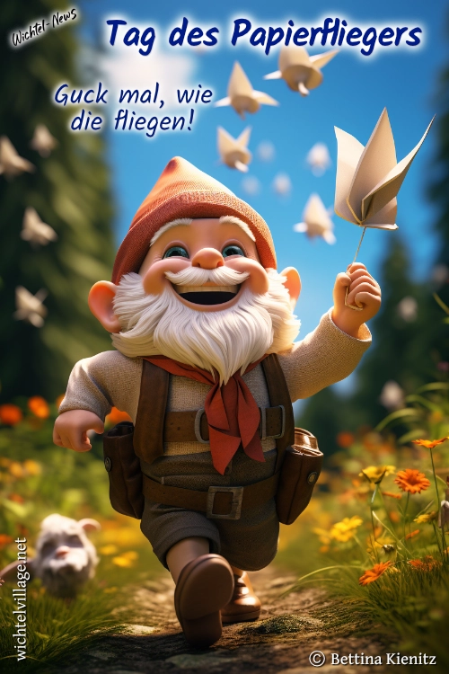 Wichtel-News - Tag des Papierfliegers Wichtel-News - Tag des Papierfliegers