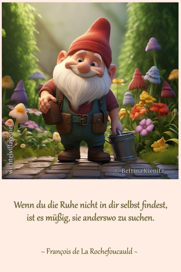 Wenn du die Ruhe nicht in dir selbst findest