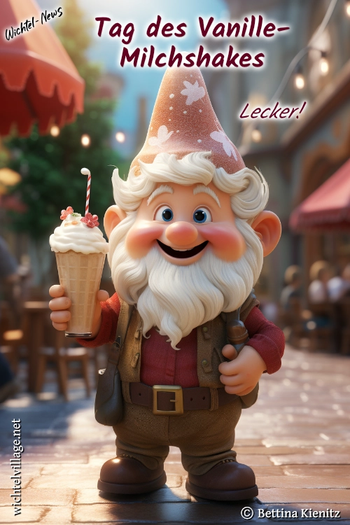 Wichtel-News - Tag des Vanille-Milchshakes