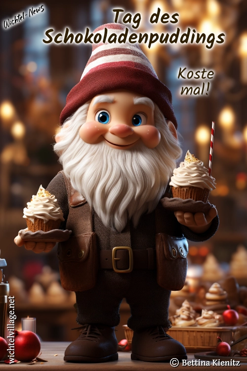 Wichtel-News - Tag des Schokoladenpuddings