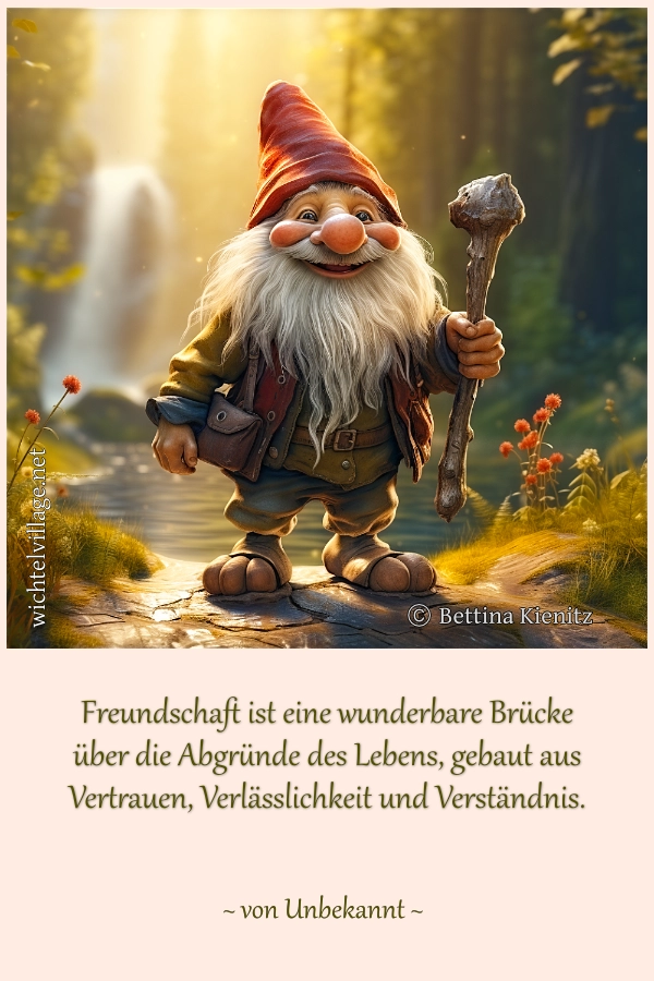 Freundschaft ist eine wunderbare Brücke