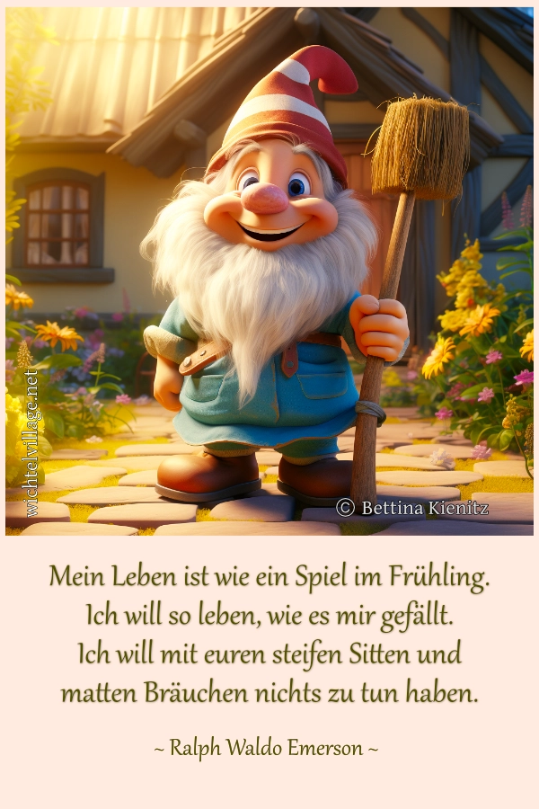 Mein Leben ist wie ein Spiel im Frühling
