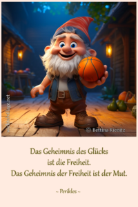 Das Geheimnis des Glücks ist die Freiheit