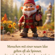 Menschen mit einer neuen Idee